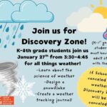 Discovery Zone Event Scheduled for January 27, 2026, in New Albany Join us for Discovery Zone on January 27th, 2026 from 3:30-4:45