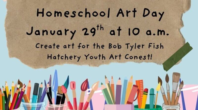 Sign up for homeschool art day January 29th at 10 a.m.!