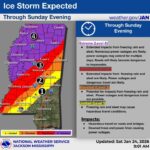 Mississippi faces winter storm with ice, snow, and power outages Photos from Mississippi Emergency Management Agency's post