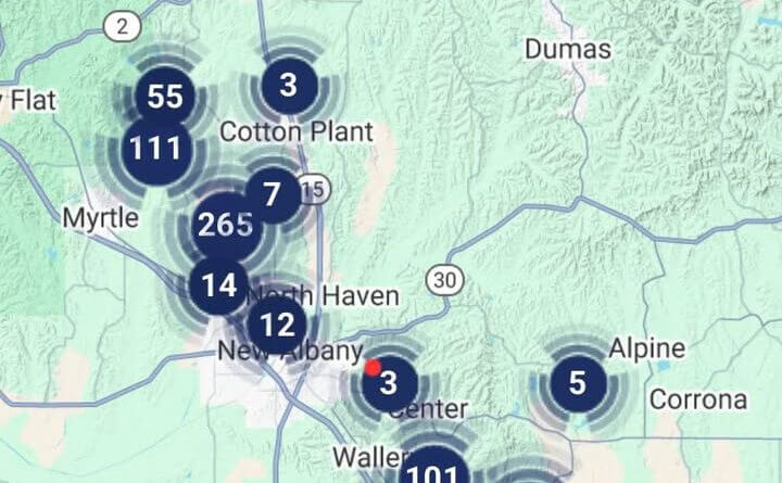Here is our current outage status