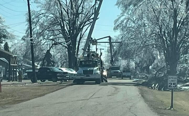 South Glenfield is blocked at the moment while crews are working