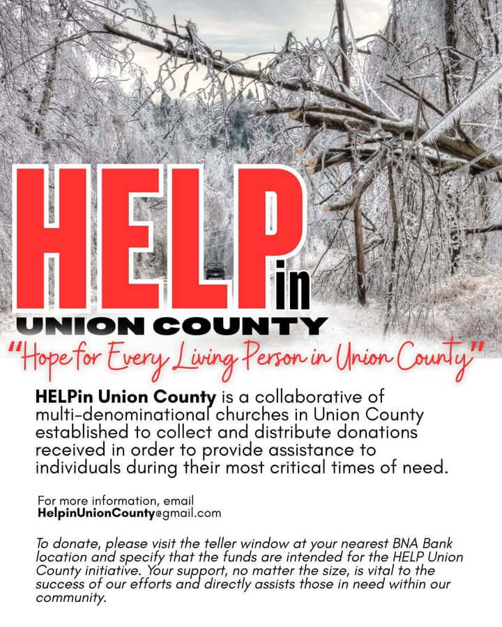 Hope for Every Living Person in Union County 💙