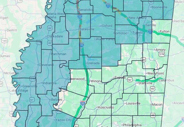 Update from Mississippi Department of Transportation