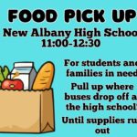 High school offers food pickup for families and students in need For our families and students in need: food pick up at the high school today!