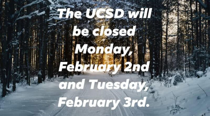 We will be closed Monday & Tuesday