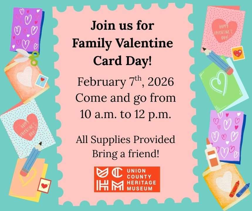 Come join us for this FREE come and go event on Saturday, Feb