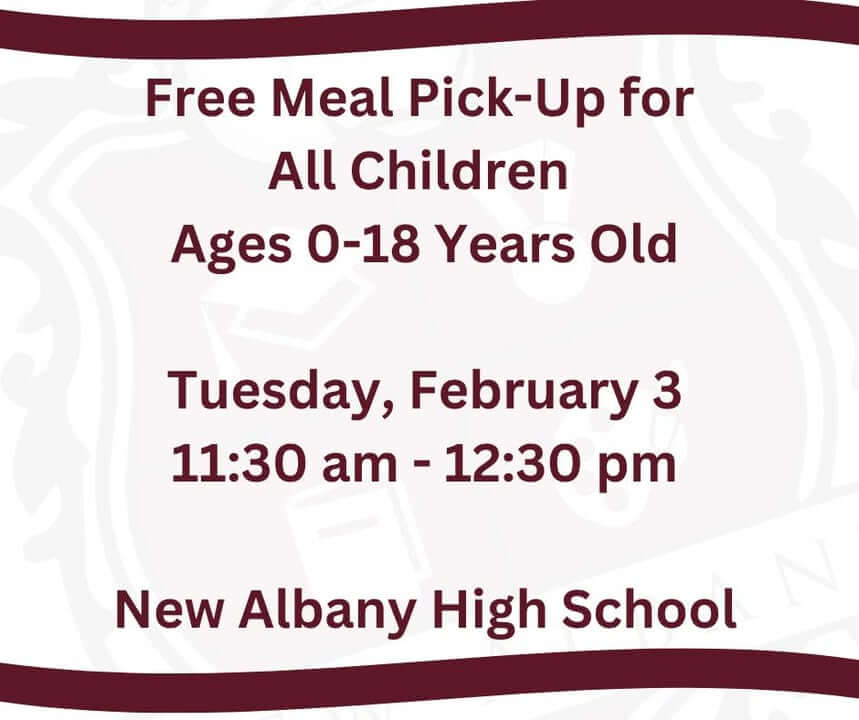 🍴FREE Meal Pick-up for all children ages 0-18 years old!