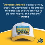 Advance America in New Albany Thanks Customer for Kind Words Advance America (478 W