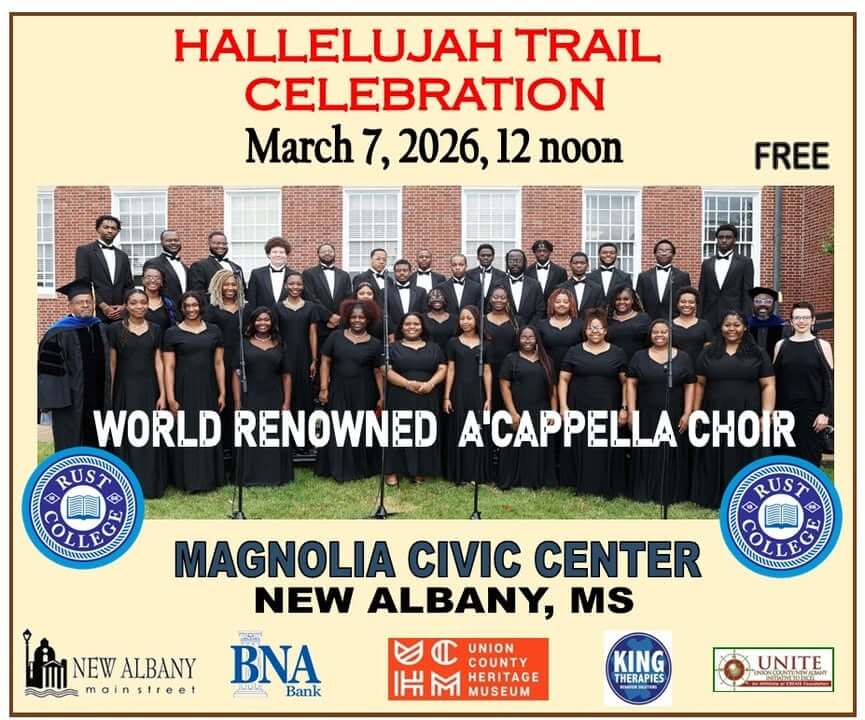 Mark your calendars for Saturday, March 7, 2026 , 12 noon for Celebration of the Hallelujah Trail in