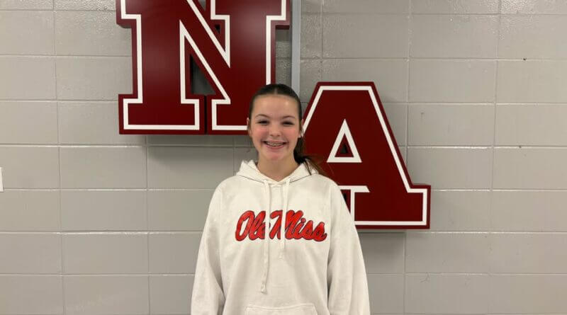 New Albany Middle School student, McKinley Dillard, placed 3rd in the 7th grade category in this yea