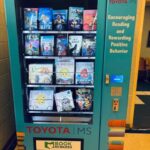Book vending machine stocked with new titles ahead of AR goals Our book vending machine is FULL of new books!
