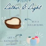 Magnolia offers half-price bath bomb with dough bowl candle purchase through Feb. 22 ✨ LATHER & LIGHT ✨