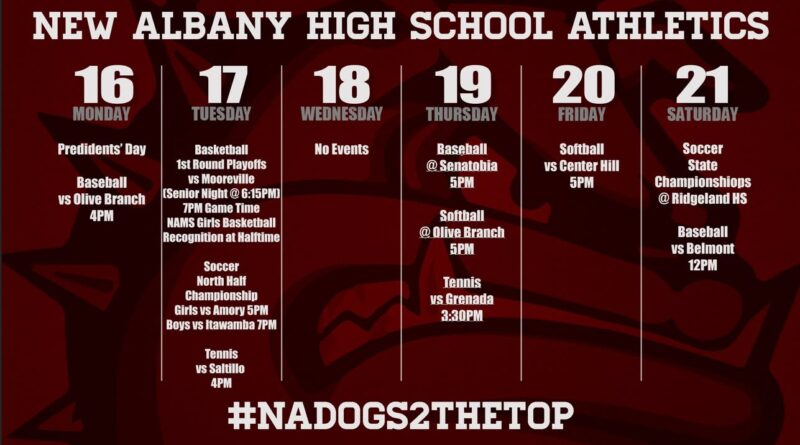 Here’s what is happening this week in NAHS Athletics