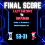 Lady Falcons to Face ICC Next Week in Bid for Big House Return The Lady falcons will play at ICC next Wednesday night for a chance to go back to the Big House