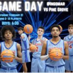 Local high school basketball team hosts final home game of the season Final home game