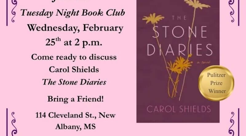Join us for book club on Wednesday, February 25th at 2!