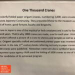 Union County Heritage Museum Shares Photos of Vibrant Origami Cranes Photos from Union County Heritage Museum's post