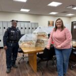 Walmart Distribution Center Provides Meal for Local Officers Huge thank you to the Walmart Distribution Center for the delicious meal today!