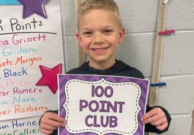 Congratulations to third grader, Jack Wilbanks, for reaching 100 AR points!