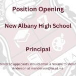 New Albany School District seeks new high school principal New Albany School District has a position opening for Administrator-New Albany High School Principal