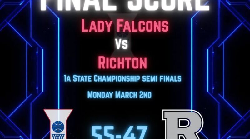 For the 4th consecutive year, the Lady Falcons are headed to the State Championship game!