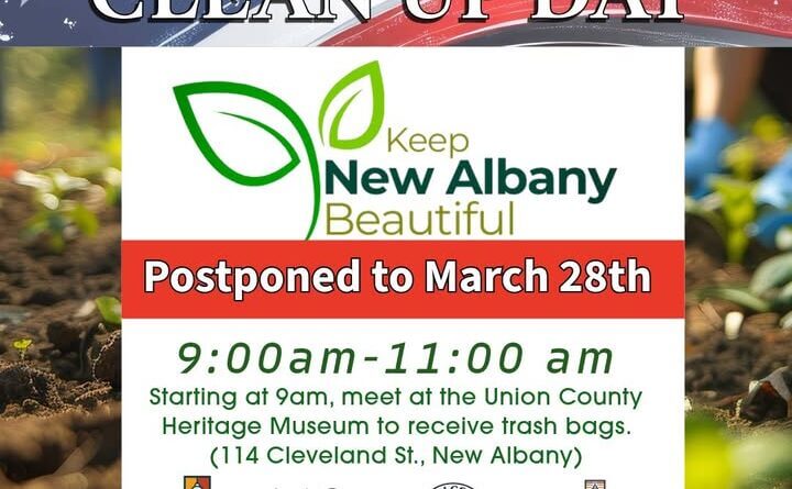 🛑Due to increasing rain chances this Saturday, we have decided to postpone the Great American Clean