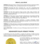 Mississippi Main Street Week Celebrated March 2-6, 2026 Mississippi Main Street Association
