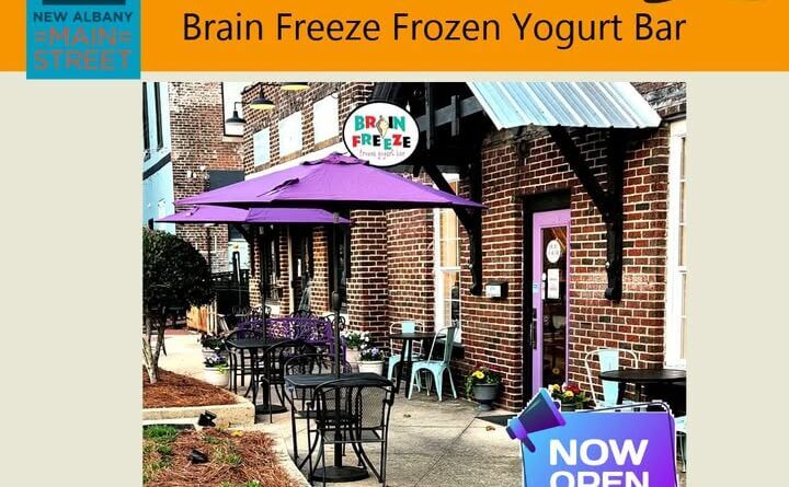 Brain Freeze Frozen Yogurt Bar is officially OPEN for the season today… and it just so happens to b