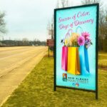 New Albany unveils spring and American-themed banners on downtown bridge Photos from New Albany Main Street Association's post