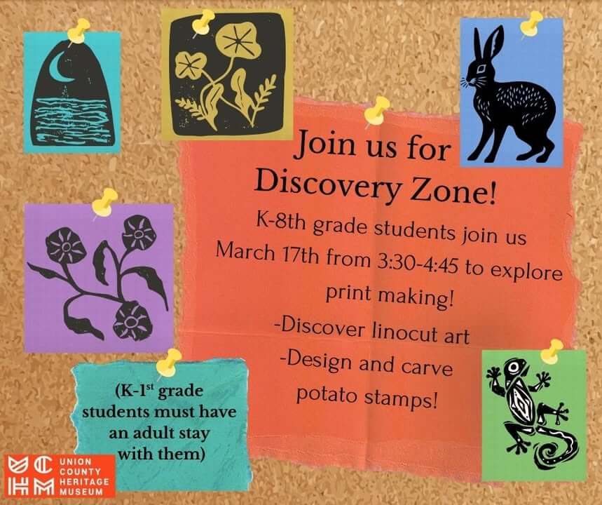 K-8th grade students, join us for Discovery Zone!