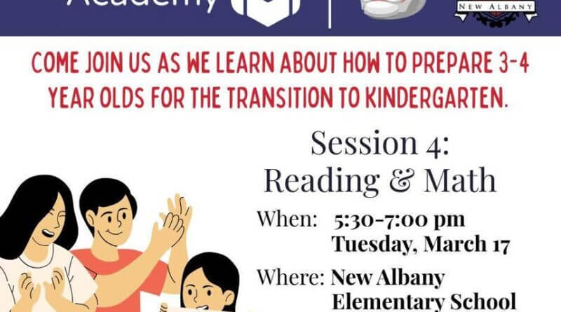 New Albany Elementary School is hosting a Parent Academy for families who will have a student enteri