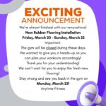 Anytime Fitness Completes Gym Renovation with New Flooring 🏗️ Renovation Update at Anytime Fitness!