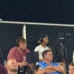 Community supporter helps high school broadcast live football game A BIG thank you to Ben Garret for helping get our Broadcast Journalism class set up with portable in