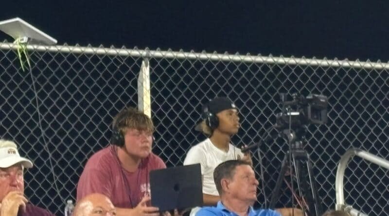 A BIG thank you to Ben Garret for helping get our Broadcast Journalism class set up with portable in