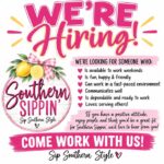 Southern Sippin’ Seeks Friendly Weekend Staff 💕 WE’RE HIRING!