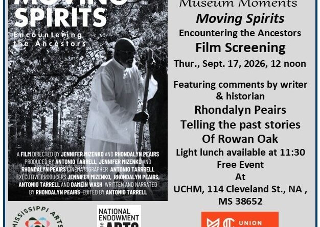 Join us for a 33 minute screening of the film "Moving Spirits Encountering the Ancestors" on Thursda