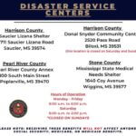 Disaster Assistance Centers Open in Mississippi for Tropical Storm Arthur Relief Photos from Mississippi Emergency Management Agency's post