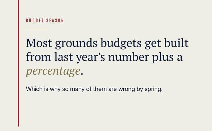 A commercial property walk-through in September is worth more than one in June, because you're looki