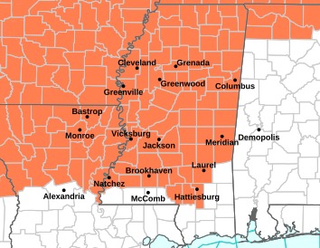 Dangerous heat stress is likely today (9/14/26) through Tuesday (9/15/26), with heat indices of 105