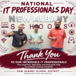 New Albany School District thanks technology team for support Thank you to our technology team for the expertise, dedication, and support you provide each day to