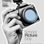 School portraits scheduled for tomorrow, September 18 Reminder that school portraits are TOMORROW, September 18th!