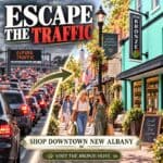 Visit historic downtown New Albany for a day of shopping and dining 🚗 Escape the Oxford traffic and spend the day in historic downtown New Albany!