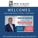 Winkler Vascular Consulting joins New Albany Main Street partnership We’re excited to welcome Winkler Vascular Consulting as one of our newest New Albany Main Street par