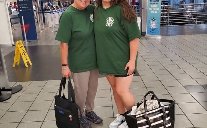 Pray for safe travels & lots of fun as Counselor Cynthia & Camper Alaykin attend IAFF International