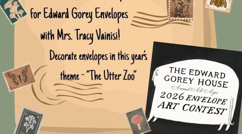 It's time to make some "utterly" absurd art for this year's Edward Gorey House Annual All-Ages Art E