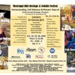 Pioneer Days Festival Set for October in Mississippi Hills It's time for Pioneer Days!
