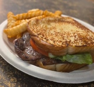 Ribeye Steak Sandwhich brings big steakhouse flavor to every bite, with rich, savory ribeye stacked