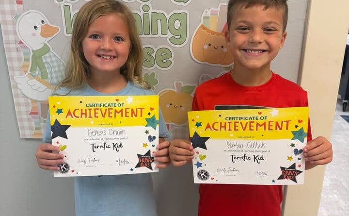 Mrs. Lenzi’s September Terrific Kids!