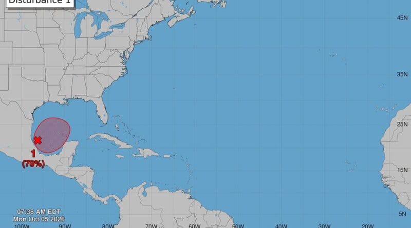 The Mississippi Emergency Management Agency is closely monitoring a tropical disturbance that has a
