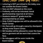 Reminder for Attendees at Tonight's Ripley Game Please review if you are attending the game tonight at Ripley